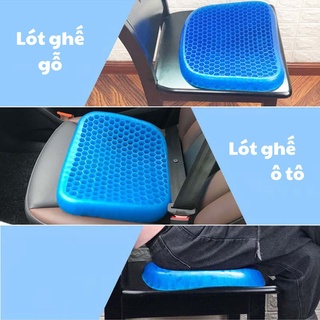 Đệm ngồi hai lớp 3D SILICON cao cấp thoáng khí chống đau mỏi - Nệm Ngồi Ghế Văn Phòng Ô Tô