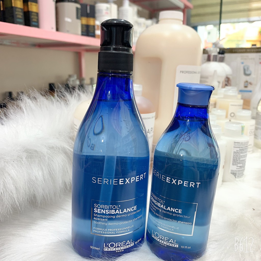 Dầu gội Loreal Serie Expert Sensi Balance Shampoo – 300ml/500ml cho tóc và da đầu nhạy cảm