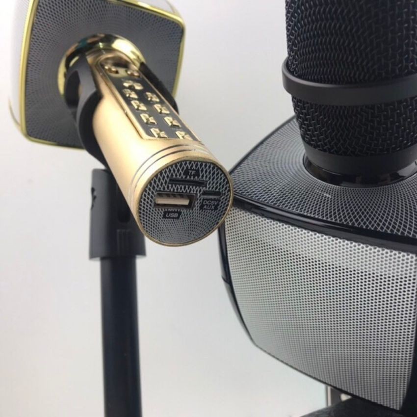 Micro Karaoke Không Dây YS-91 Cao Cấp, Mic hát karaoke bluetooth hỗ trợ ghi âm thẻ nhớ, Tamina