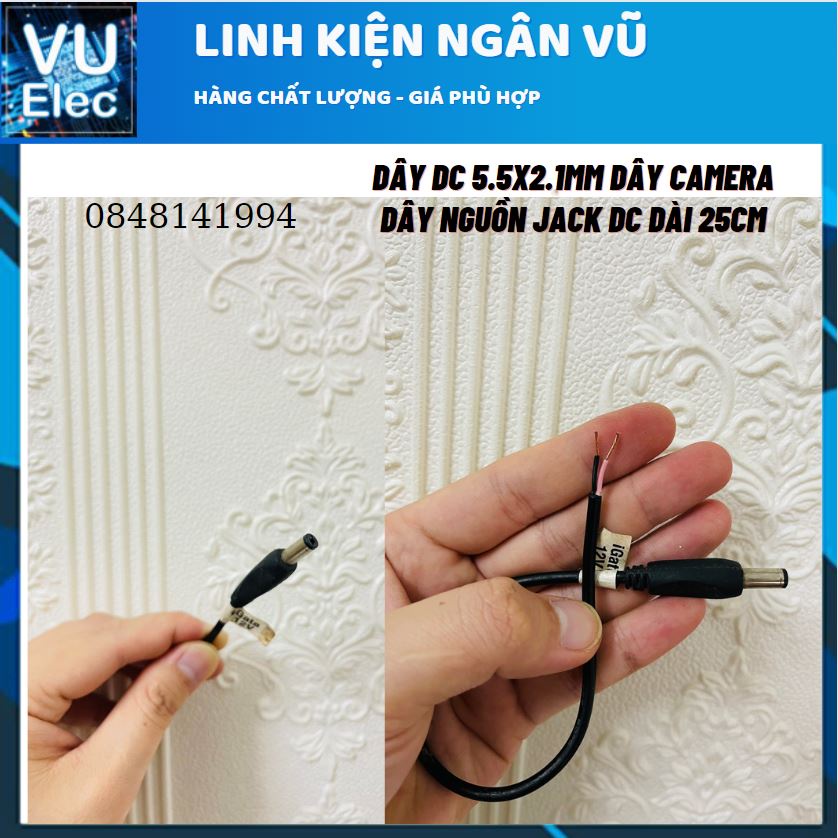 Dây Nguồn có Jack DC 5.5*2.1mm