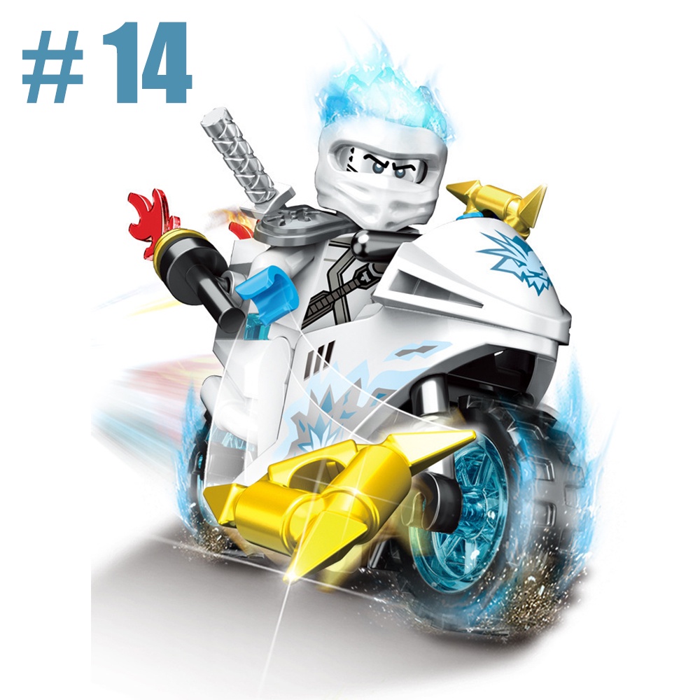 Set 16 Mô Hình Mô Tô Ninjago 31050 + 61015