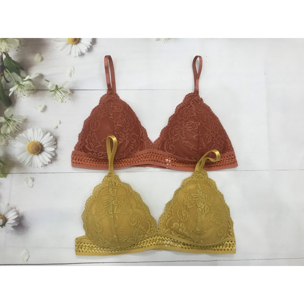 Áo ngực bra ren mịn bắt mắt, áo lót 2 dây điều chỉnh cài sau, bralette, Leblurshop | BigBuy360 - bigbuy360.vn