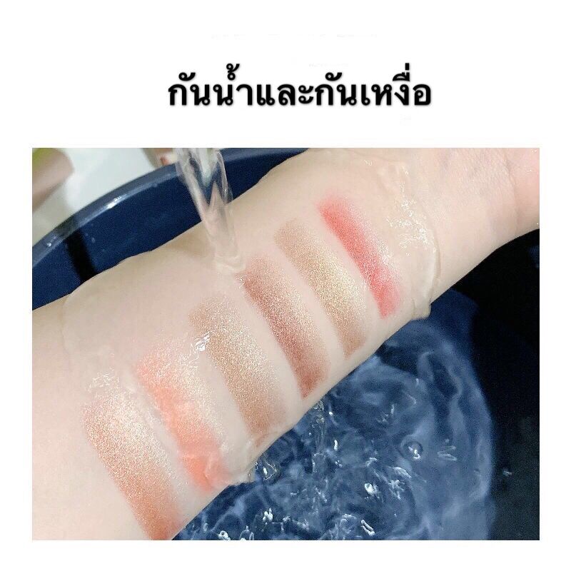 Thỏi Phấn Mắt Hai Màu Sắc Tuyến Tính Chống Nước Dễ Lên Màu