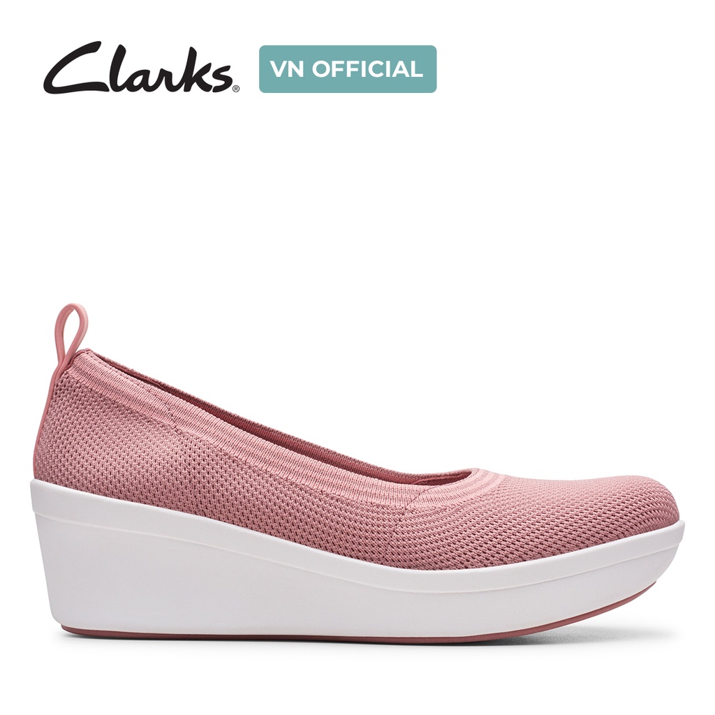 Giày Đế Xuồng Nữ CLARKS Step Rose Fern Màu Hồng