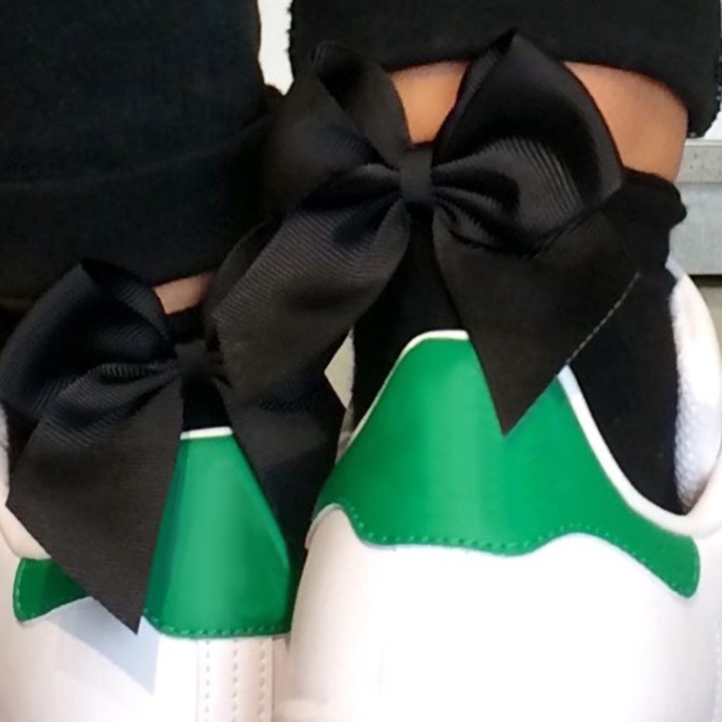 Tất cotton đính nơ dễ thương dành cho bạn gái