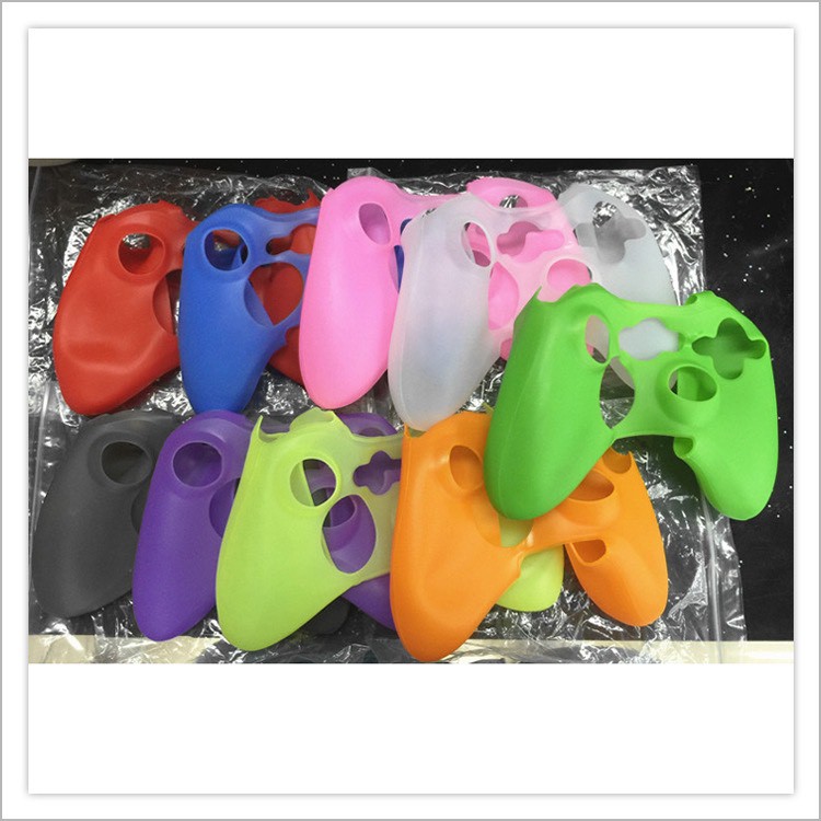 Vỏ Bao Silicon Dùng Cho Tay cầm Chơi Game Microsoft Xbox 360 - Giúp bảo vệ, chống xước, trơn trượt