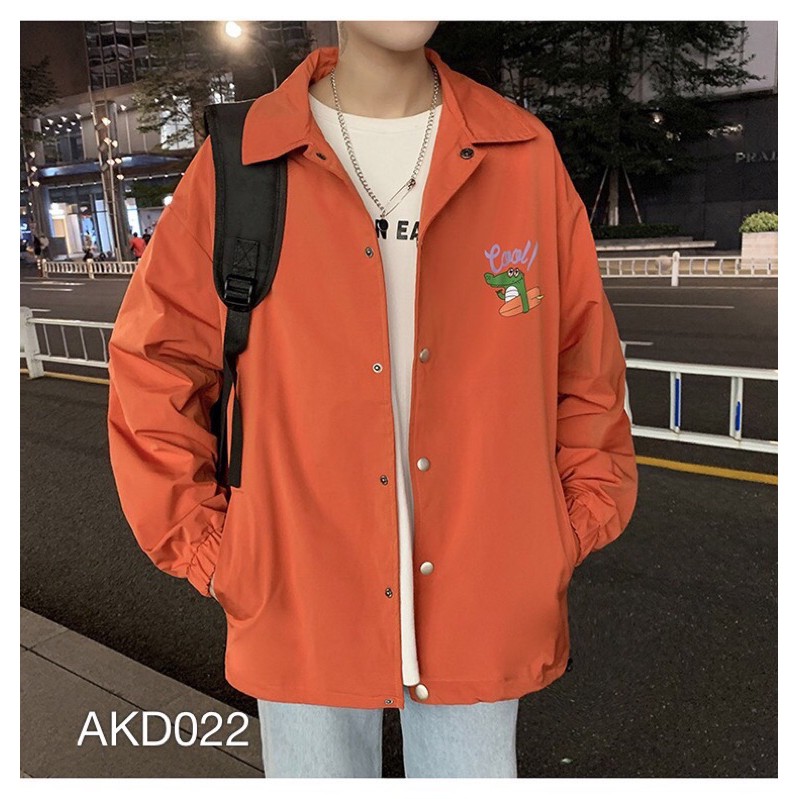 Áo khoác dù VN CLO in chữ cool dành cho nam và nữ - AKD022