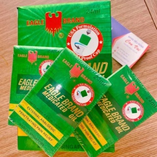 Dầu gió xanh con Ó 2 nắp Eagle Brand 24ml