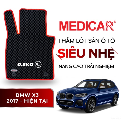 MEDICAR - Thảm Lót Sàn ô tô BMW X3 (G01) (2019 - Hiện tại)