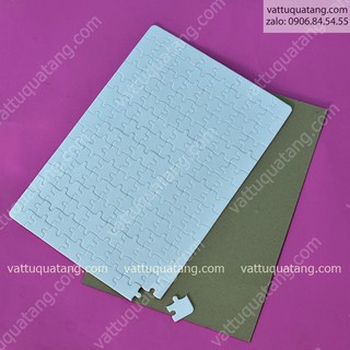 Combo 20 cái Phôi tranh ghép hình size A4 19.5x28.5cm - in chuyển nhiệt