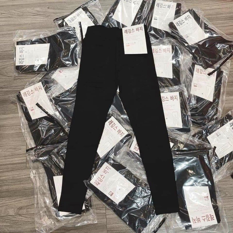 Quần legging nữ [Hàng đẹp] quần legging cotton hàn co giãn 4 chiều cao cấp | BigBuy360 - bigbuy360.vn