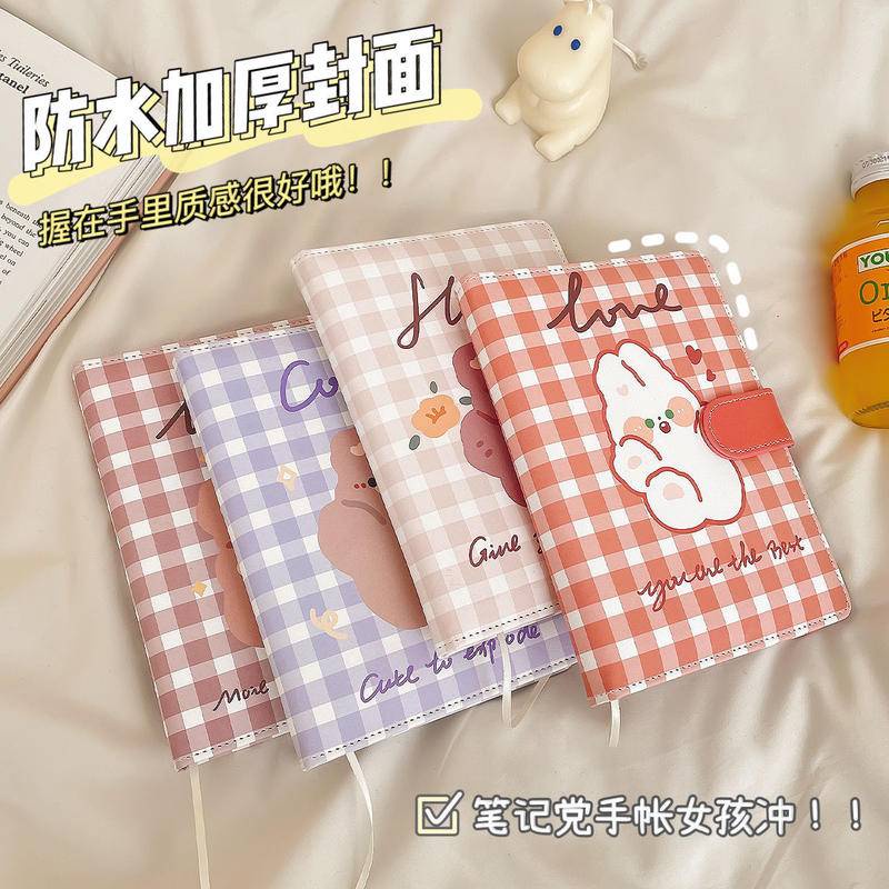 ⭐ iLado ⭐  ins sổ tay da A5 tài khoản tay sáng tạo dễ thương vở kẻ ngang sổ ghi chép notebook binder a5 sổ ghi chép sổ tay ghi chép vở lò xo kẻ ngang sổ lò xo kẻ ngang marker học văn phòng phẩm sổ ghi chú sticker sổ ghi chú mini tập vở