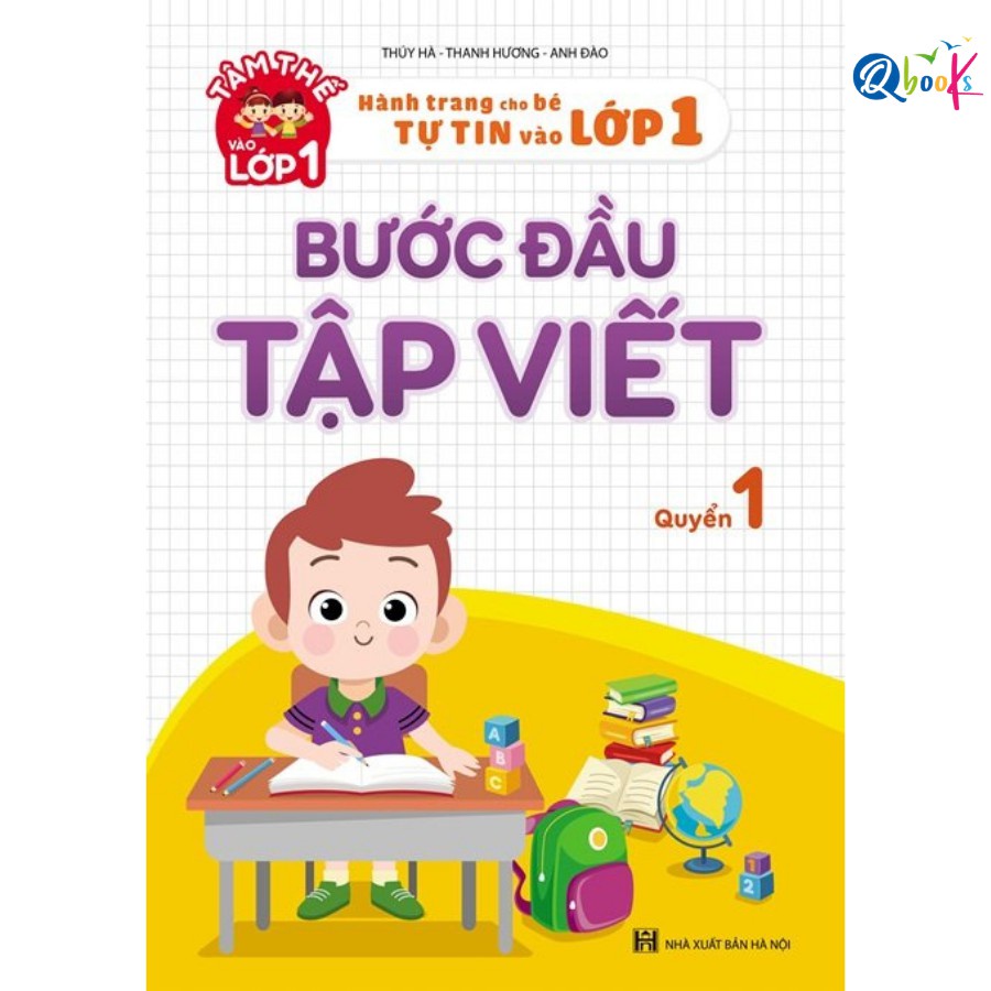 Sách - Combo Tập đánh vần tiếng việt, toán tư duy, bước đầu tập viết 1,2 kèm thẻ flashcard