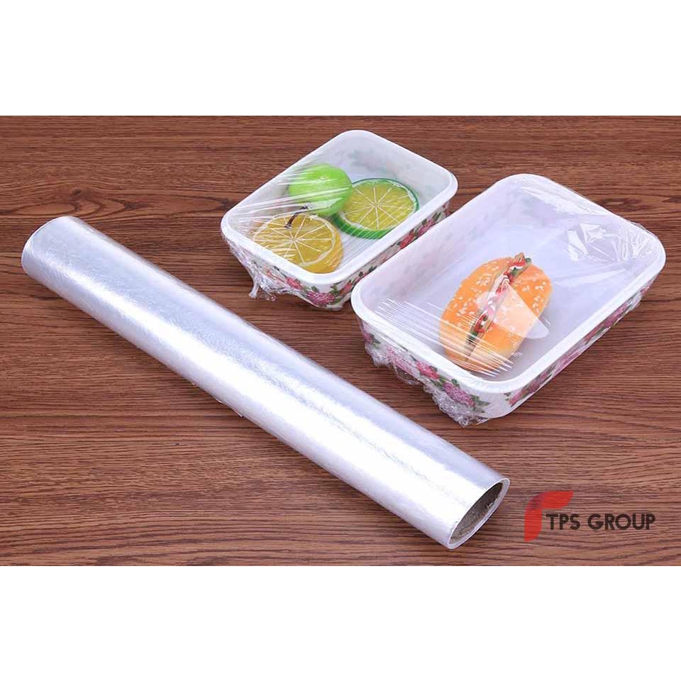 Màng bọc thực phẩm LAS PALMS 400 kích thước 30cm* 300m co giãn tốt ,bảo quản thực phẩm tươi ngon tránh nhiễm khuẩn