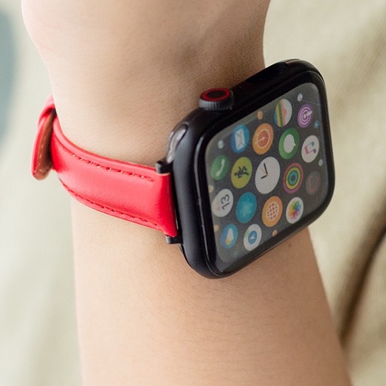 Dây đồng hồ apple watch da bò cực mềm cho iwatch series 3 4 5 6 7 se hermes dây apple watch da seri 3 4 5 6 7 42mm 44mm