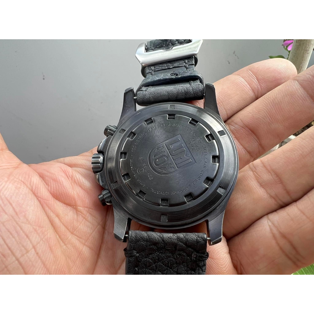 Đồng hồ nam Luminox 6 kim  chính hãng Thụy Sĩ  dành cho ae tay to nha, size 46 chưa tính núm