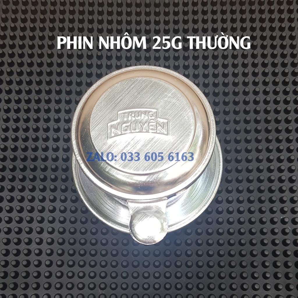 Phin pha cà phê nhôm 25g cao cấp Trung Nguyên - Phin cafe nhôm mẫu thường 25g in logo Trung Nguyên - Dụng cụ pha chế TV