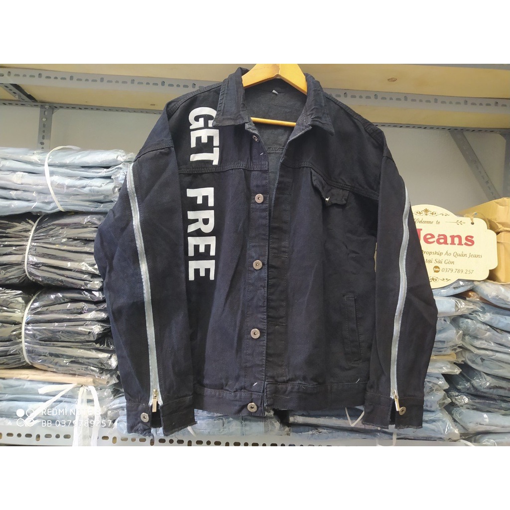 [GIÁ VỐN] ÁO KHOÁC JEAN NAM NỮ UNISEX KÚN YÊU CHO TEEN