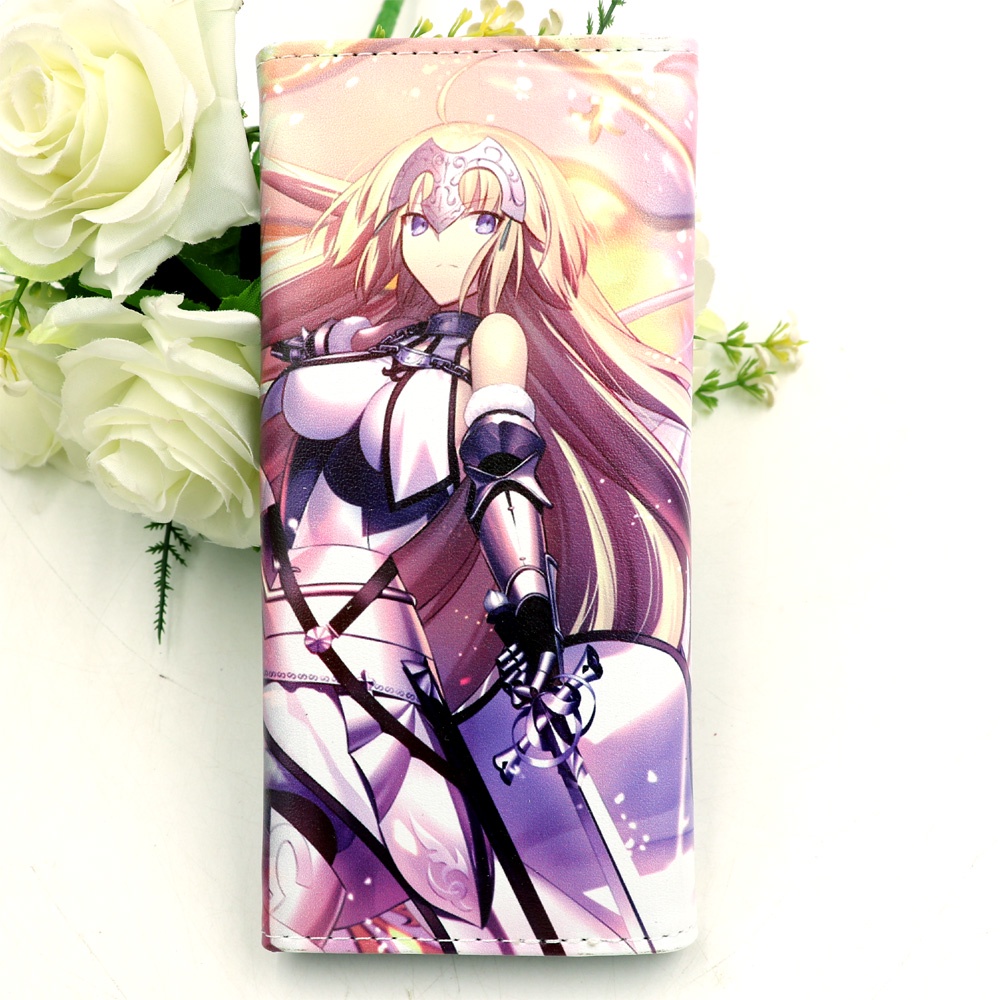 Ví Dài Da PU In Hình Nhân Vật Jeanne d'Arc Trong Game Fate Grand Order