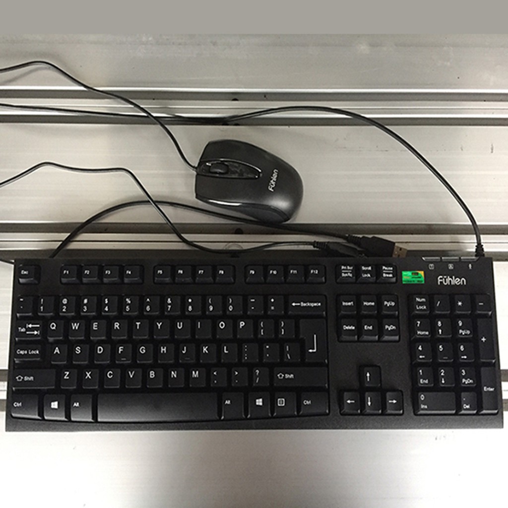 Bộ chuột và bàn phím có dây Fuhlen L411 + L102 - Tem Ninza chính hãng - Bảo hành 24 tháng | BigBuy360 - bigbuy360.vn