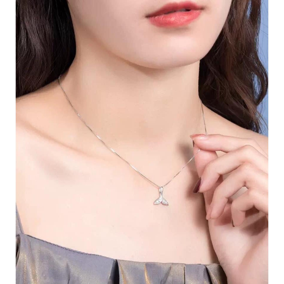 [Mã BMLTA50 giảm đến 50K đơn 99K] Dây Chuyền Bạc Đuôi Cá - Minh Canh Jewelry