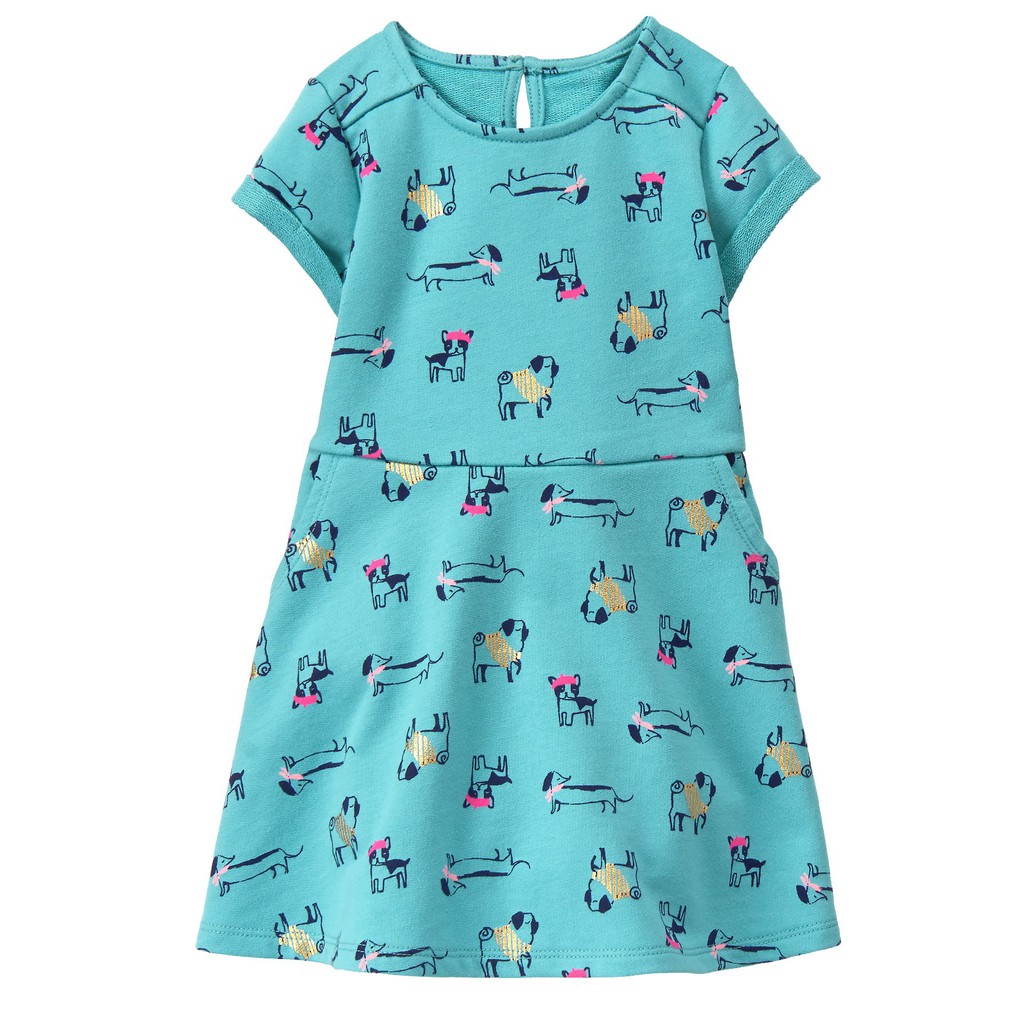 Đầm bé gái chính hãng Gymboree nhập từ Mỹ - Gymboree Pups Dress