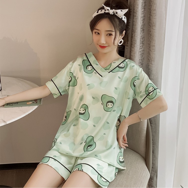 [XẢ HÀNG] Đồ bộ pijama, Pijama lụa nữ mặc nhà cộc tay mặc nhà freesize cực mát, vải mềm, đủ màu, mẫu thiên nga | BigBuy360 - bigbuy360.vn