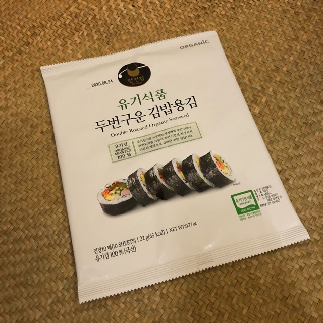 RONG BIỂN NORI HỮU CƠ CUỘN CƠM MANJUN (22g) - Roasted Organic Seaweed