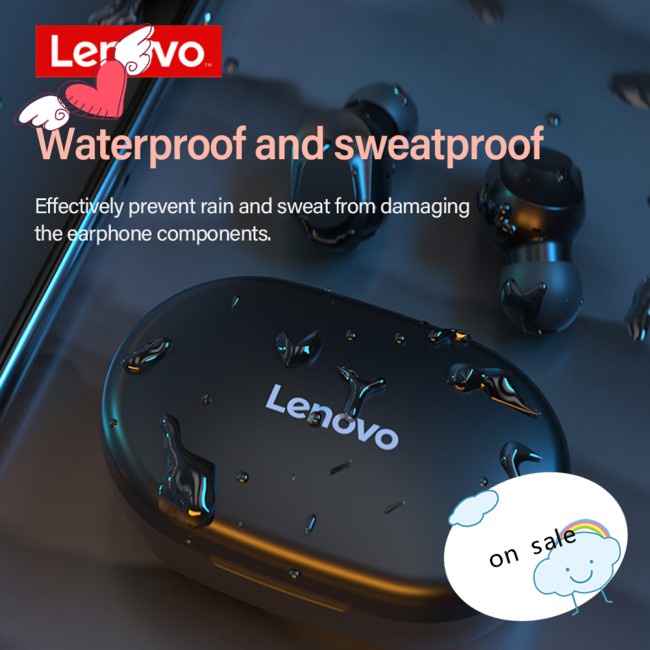 Headphones Noise Reduction Waterproof Earbuds With Xt91 Tws Earphones Music Wireless Bluetooth Lenovo