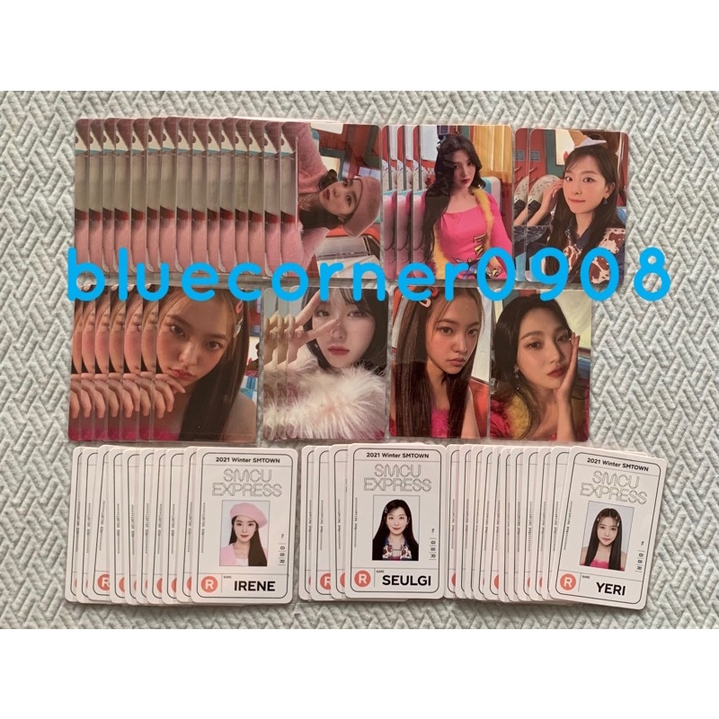 Ảnh photocard Wendy Seulgi Joy Yerim red velvet SMCU