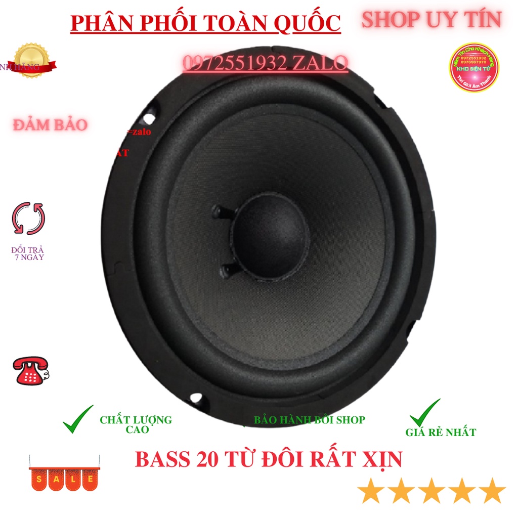 Loa bass 20 từ kép côn 38 hàng cao cấp âm thanh cực hay -giá 1 chiếc