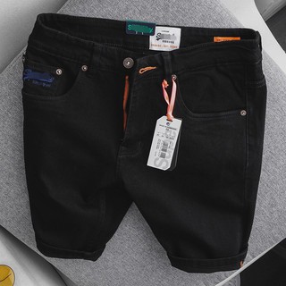 Short Jean Trơn Đen - Hàng Hiệu Xuất Khẩu ( VNXK )