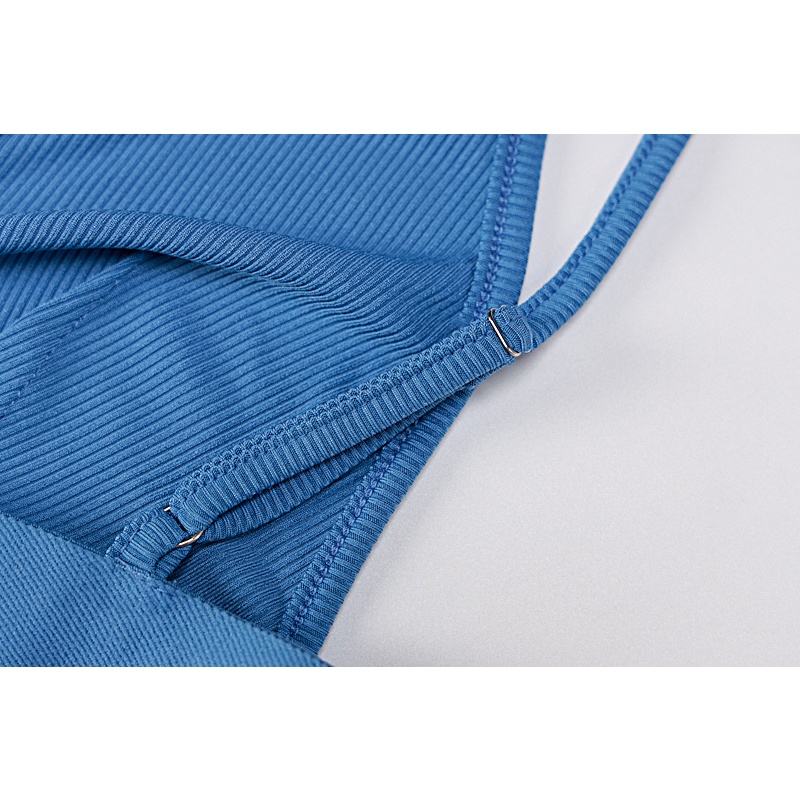 DUNEA Set Áo Dây Cổ Chữ V + Quần Short Thể Thao Thời Trang Nữ Mới