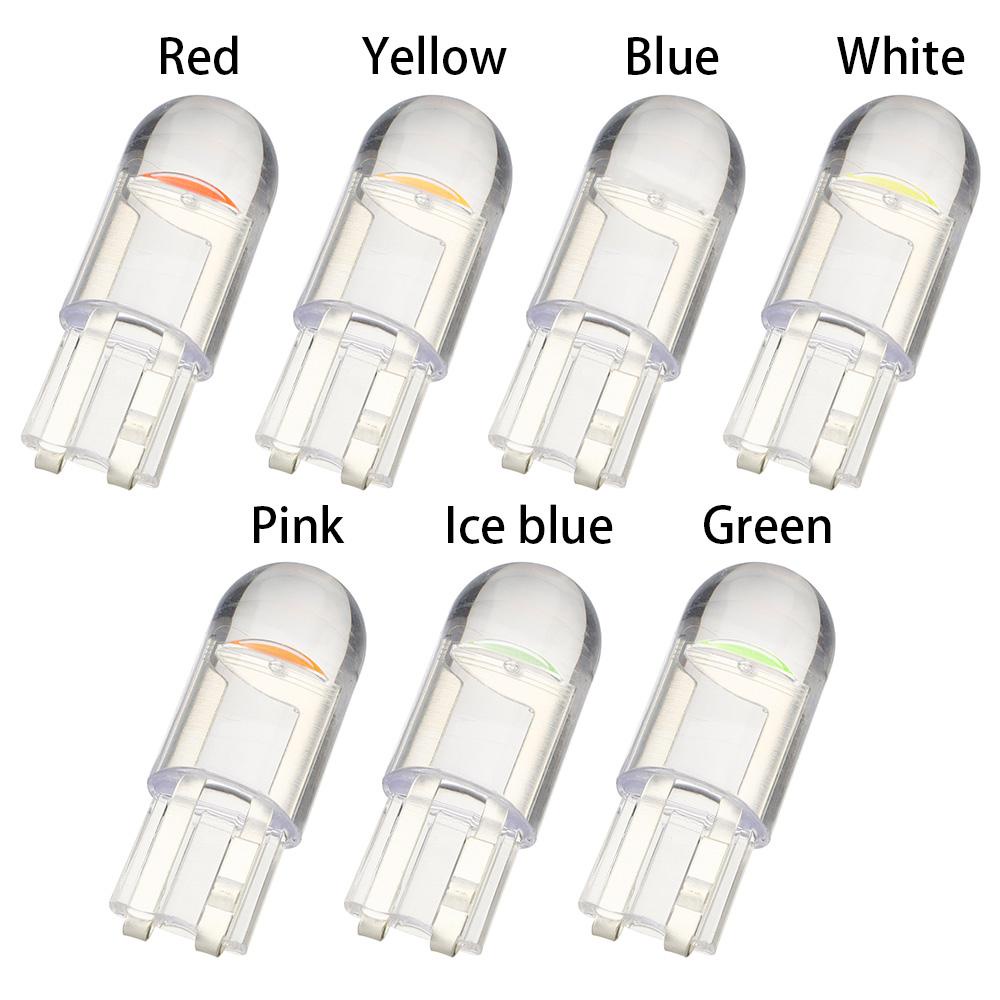 Bộ 10 Đèn Led 12V T10 COB 6000K Ánh Sáng Trắng Dành Cho Ô Tô