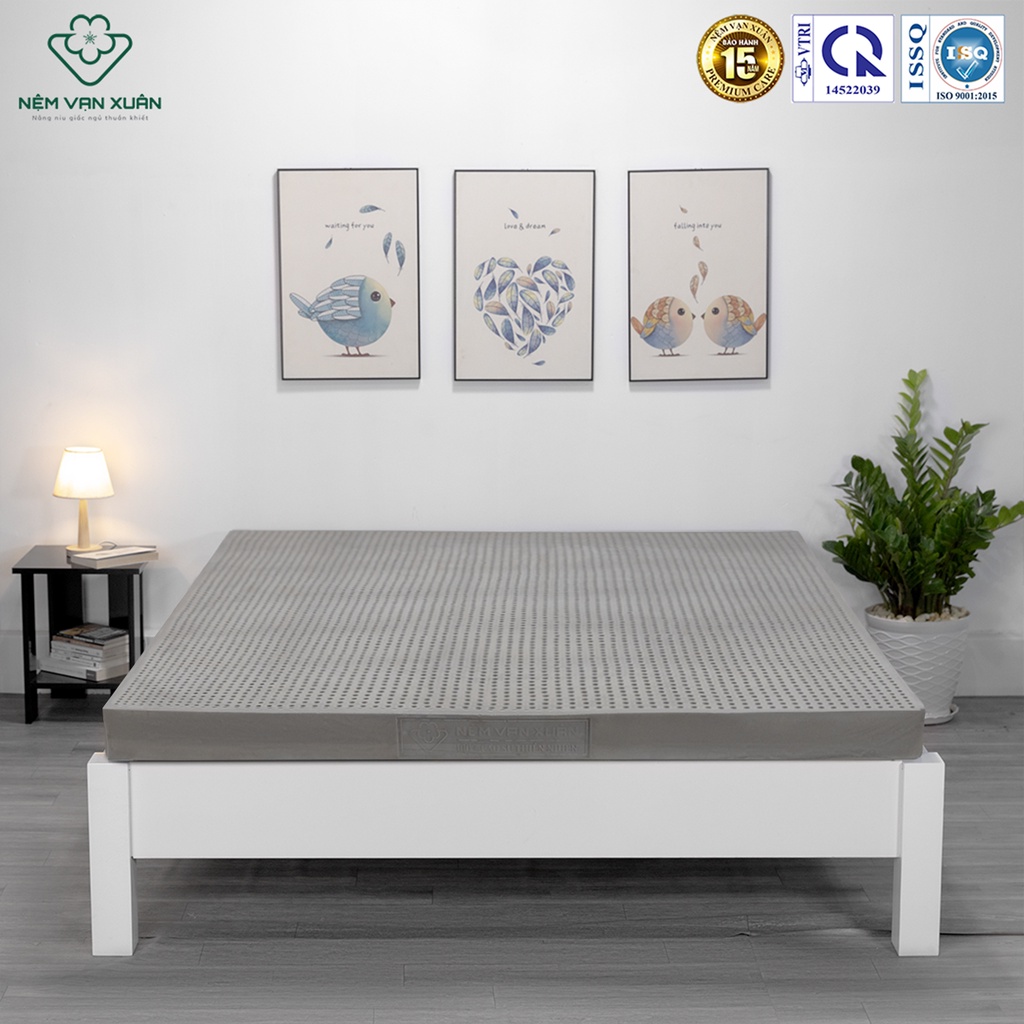 Nệm Cao Su Thiên Nhiên 100% Hoạt Tính Vạn Xuân Lotus Legendary Êm Ái Đàn Hồi Tự Nhiên, Kháng Khuẩn Và Khử Mùi Hiệu Quả