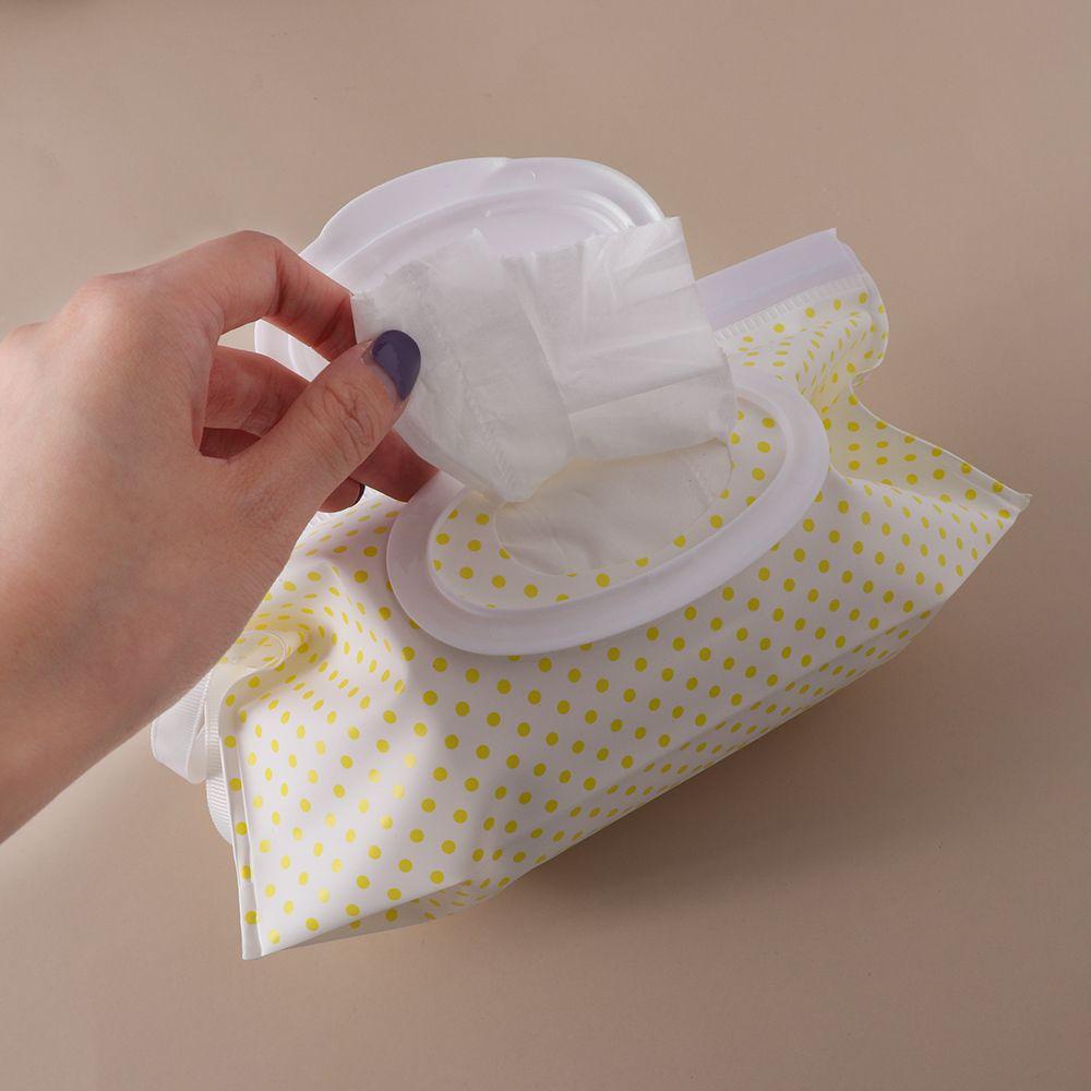 Túi Đựng Khăn Ướt Lau Chùi Vệ Sinh Vỏ Sò Tiện Dụng Ốp