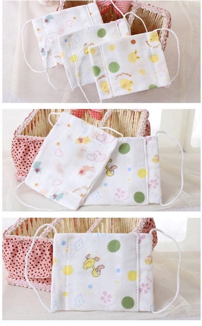 Khẩu trang xô Nhật 4 lớp cho bé