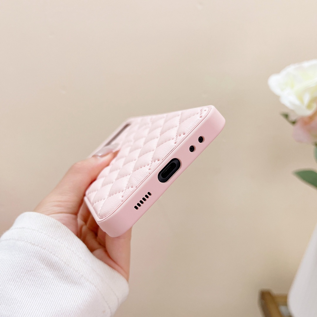 Bao Da Điện Thoại Thời Trang Sang Trọng Cho Samsung Galaxy Z Flip 3 5G Z Flip3 ZFlip3 ZFlip 3