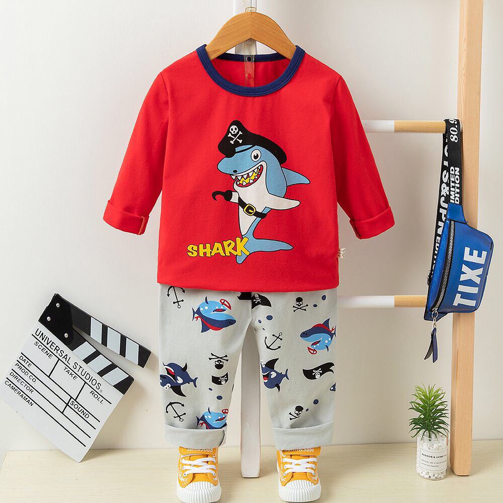 Bộ Thu Đông Cho Bé Trai Dài Tay - Bộ quần áo thu đông dài tay cao cấp size nhỡ cho bé trai chất cotton co dãn