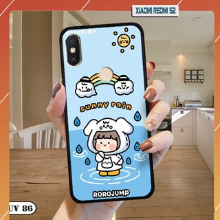 Ốp Xiaomi Redmi S2 - lưng nhám viền dẻo ngộ nghĩnh