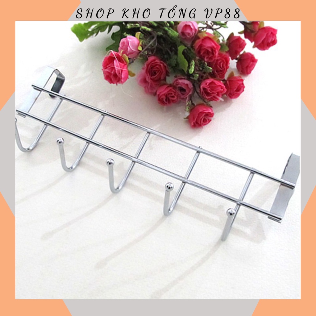 Móc treo quần áo gắn cửa đa năng inox tiện ích 1432 SHOP KHO TỔNG