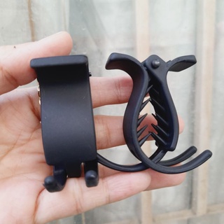 Kẹp tóc 3 răng nhám màu đen