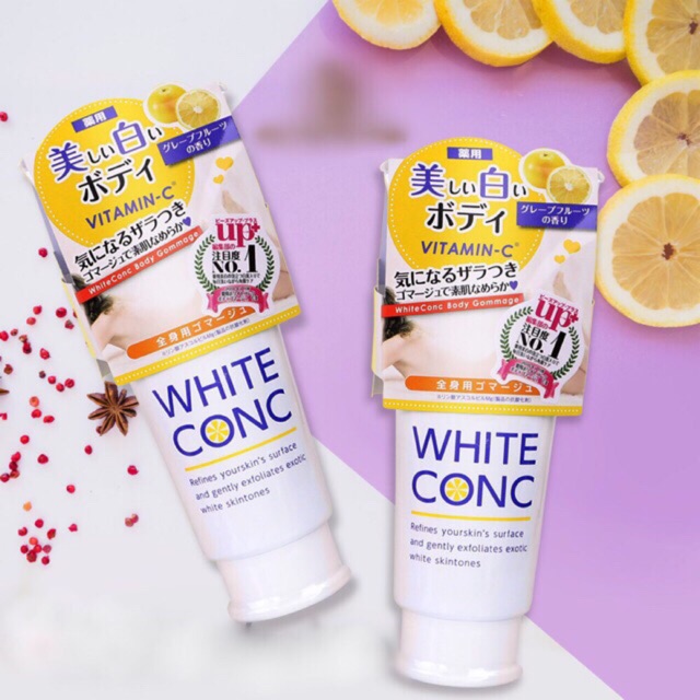 Tẩy Tế Bào Chết Toàn Thân White Conc