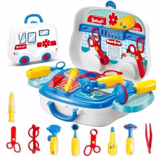Vali đồ chơi bác sỹ màu xanh Toys House 008-918