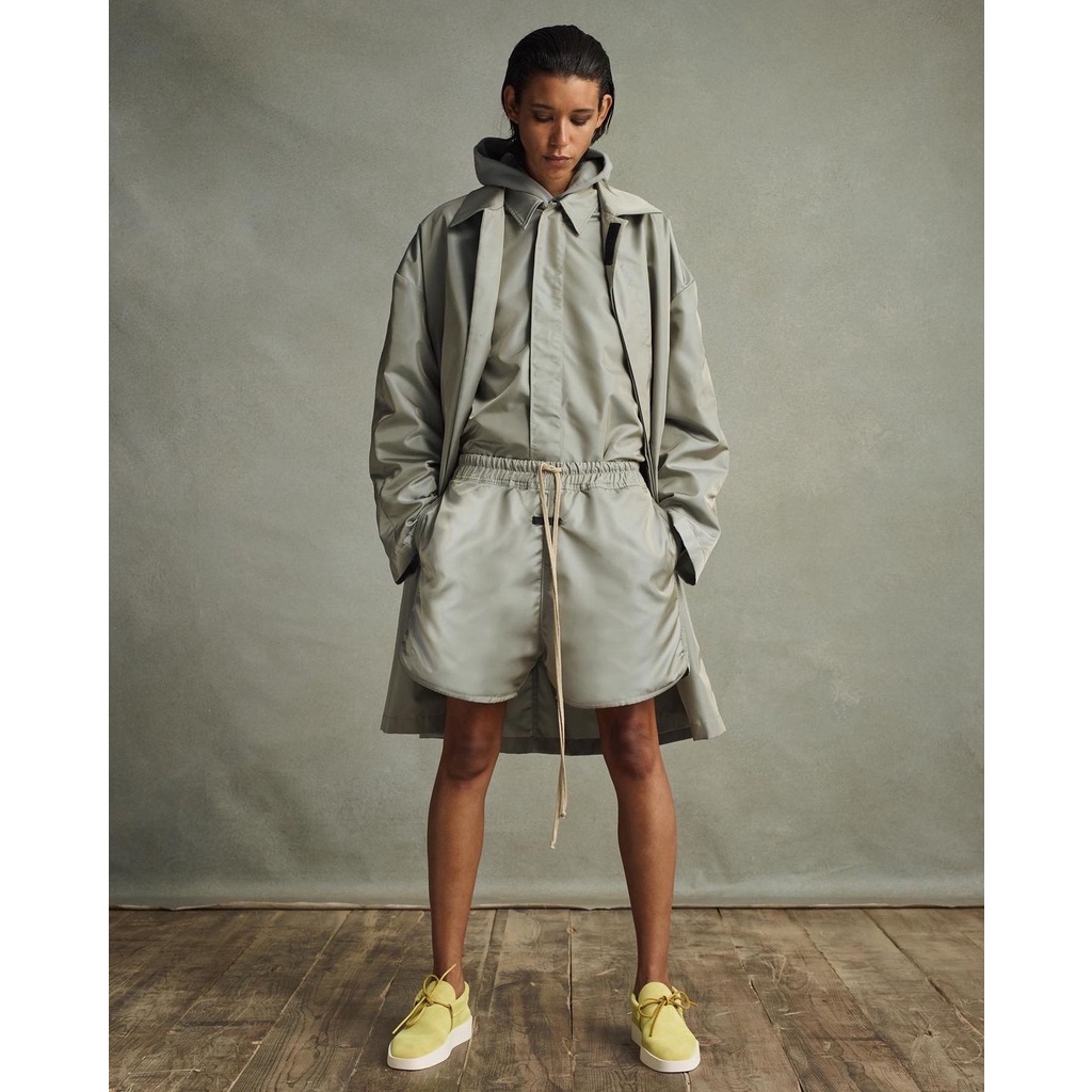 Áo sơ mi nylon tay ngắn thay đổi màu sắc FEAR OF GOD 7TH FOG phong cách đường phố