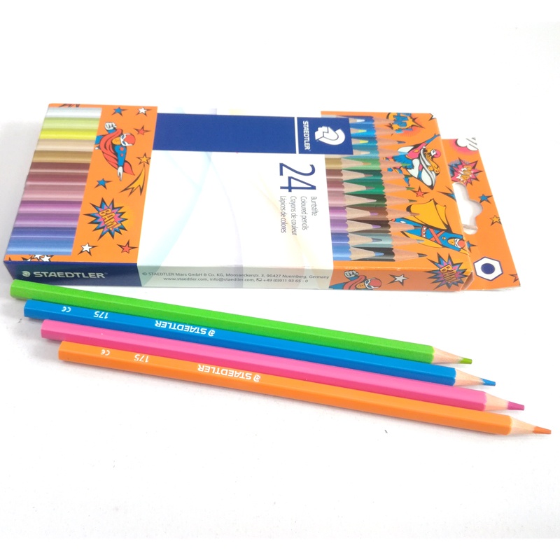 Chì Màu Staedtler 24 Màu 175 COCD24 (Mẫu Bao Bì Giao Ngẫu Nhiên)