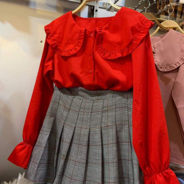 [Mã WA0909 giảm 12k đơn 50k] Áo sơ mi nữ cổ bèo loại 1 | BigBuy360 - bigbuy360.vn