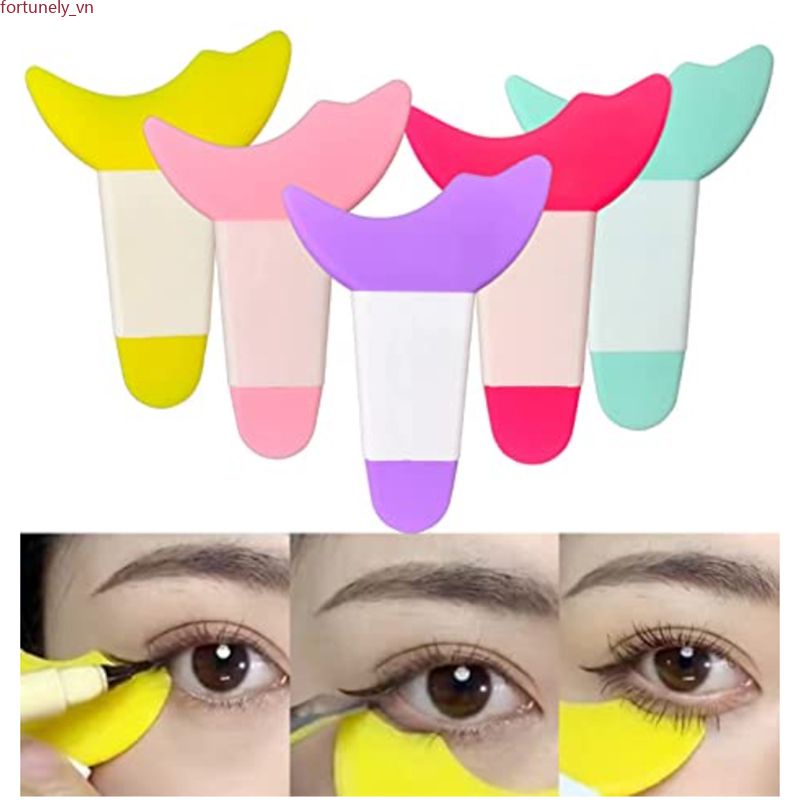 【Ready Stock】 3 Trong 1 Ốp Kẻ Mắt/Mi Người Ủng Hộ Trang Điểm Mắt Trợ Dụng Cụ