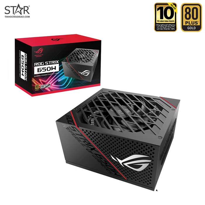 Nguồn Asus ROG Strix 650W 80 Plus Gold Modular (ROGSTRIX650G)