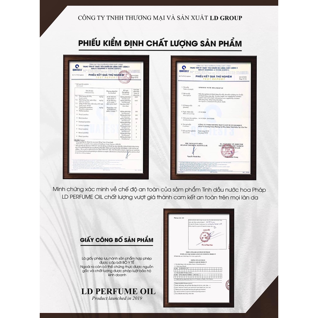 Nước hoa Pháp  - Dầu Thơm Pháp LD Perrfume OIL